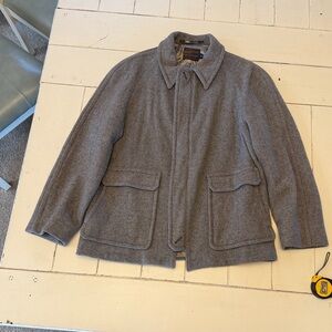 Vintage like new Men’s 44 Pendleton 100% Wool Pea Coat in  Gray